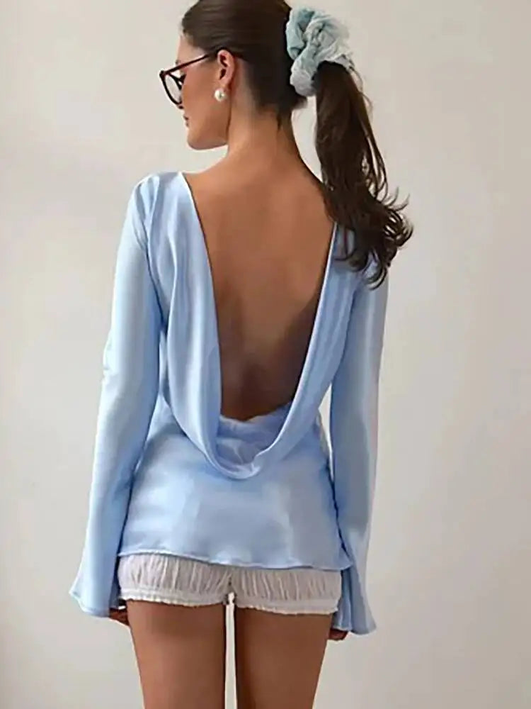 Clarisse Satin Top