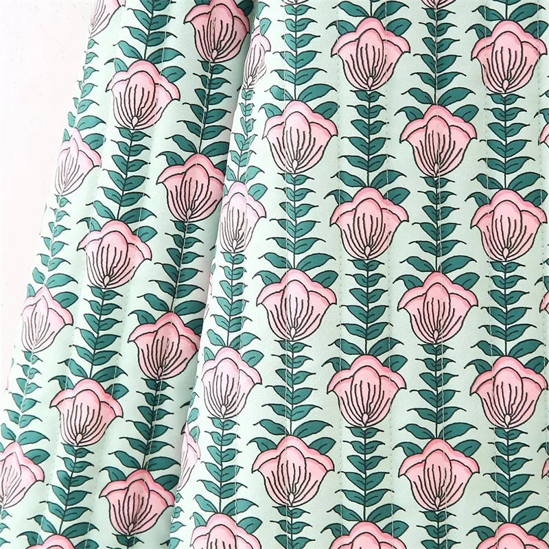 Pink Tulip Quilted Vest