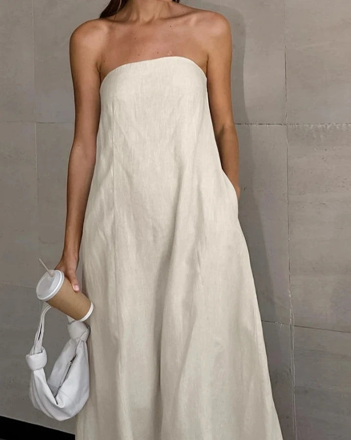 Jackie Linen Dress