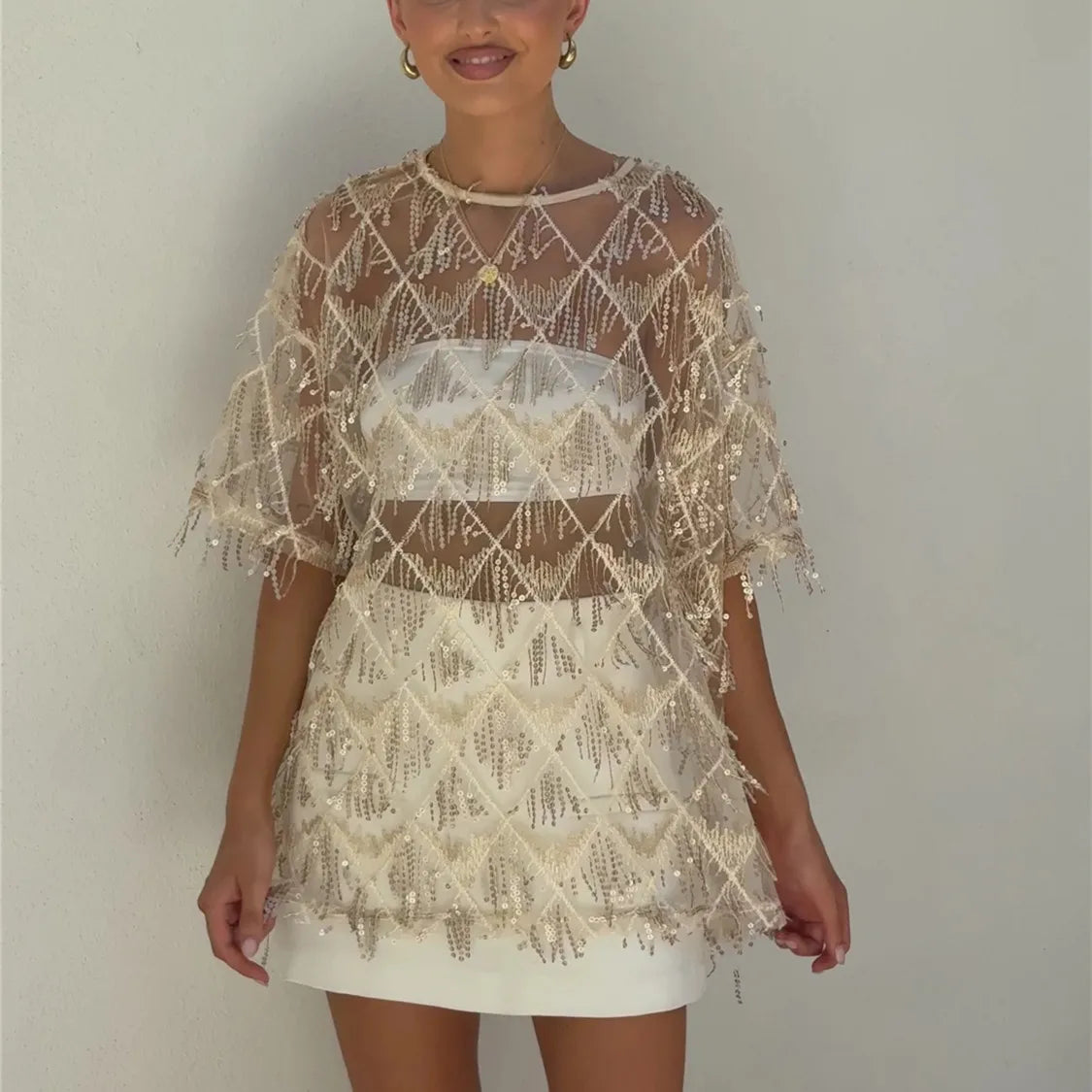 Olivia Sequined Top