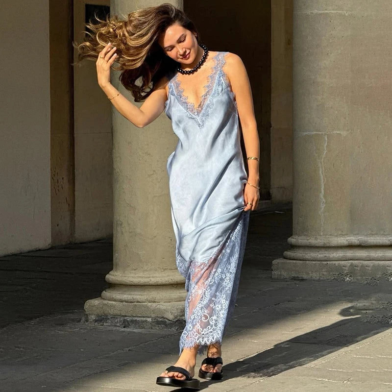 Louve Bleue Slip Dress