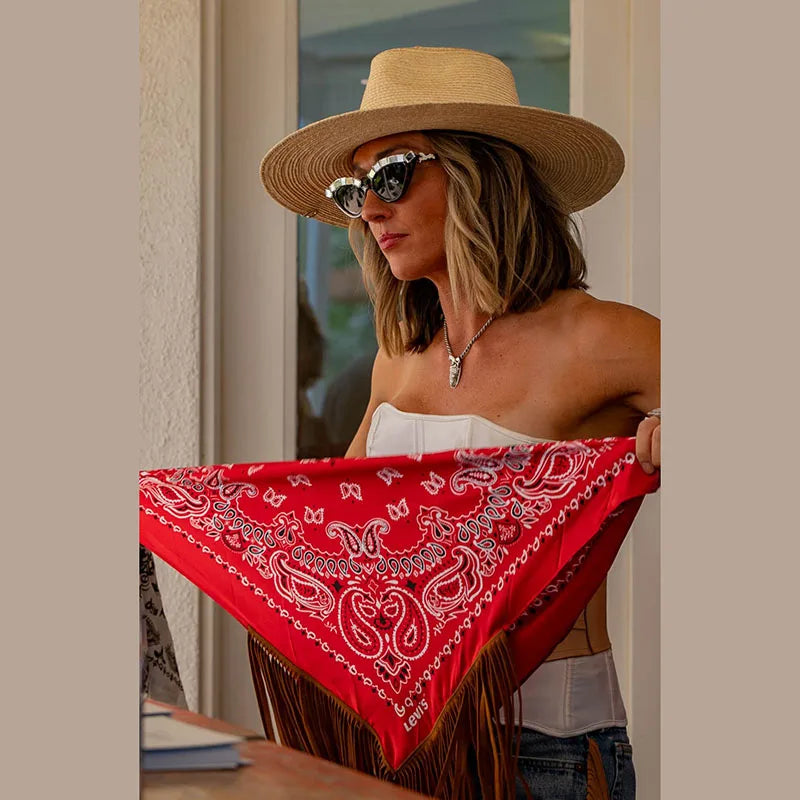 Miley Tassel Bandana Scarf