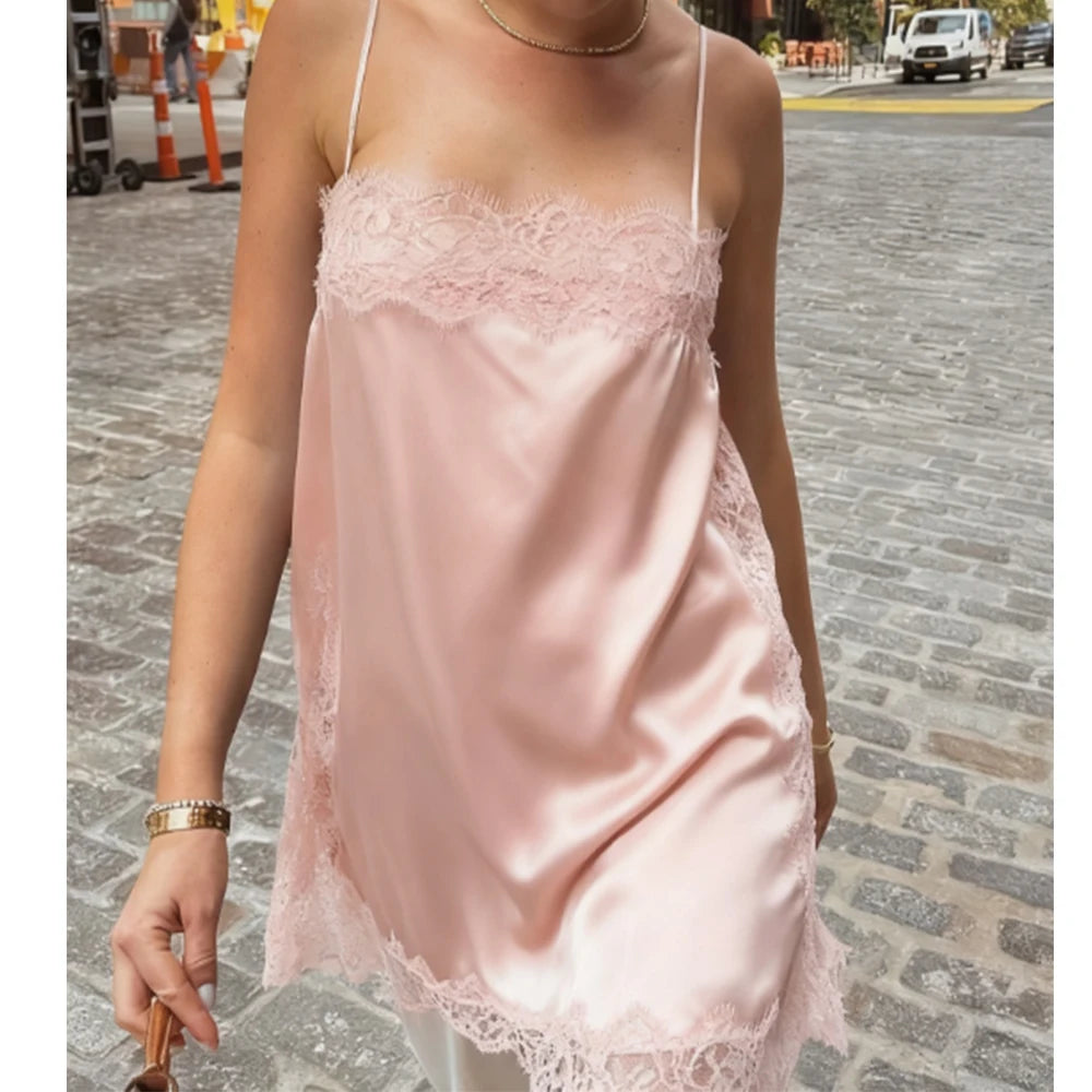 Jewels Lace Long Cami