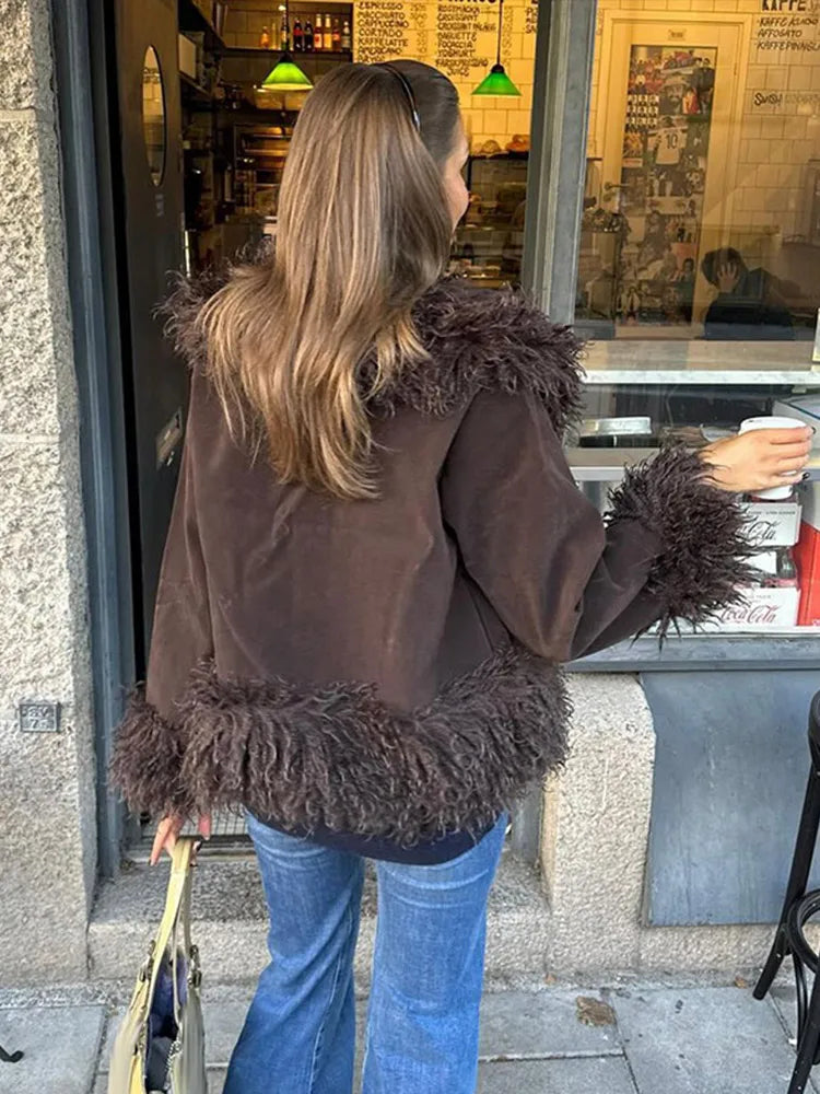 Chocolate Shag Jacket