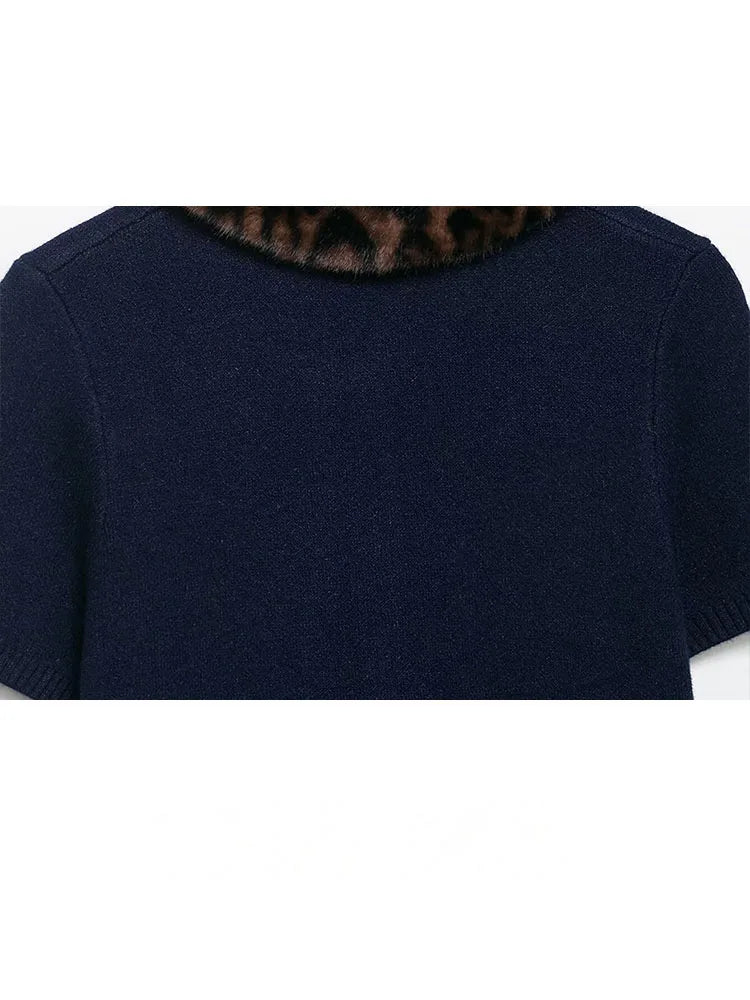 Aerin Navy Cardigan