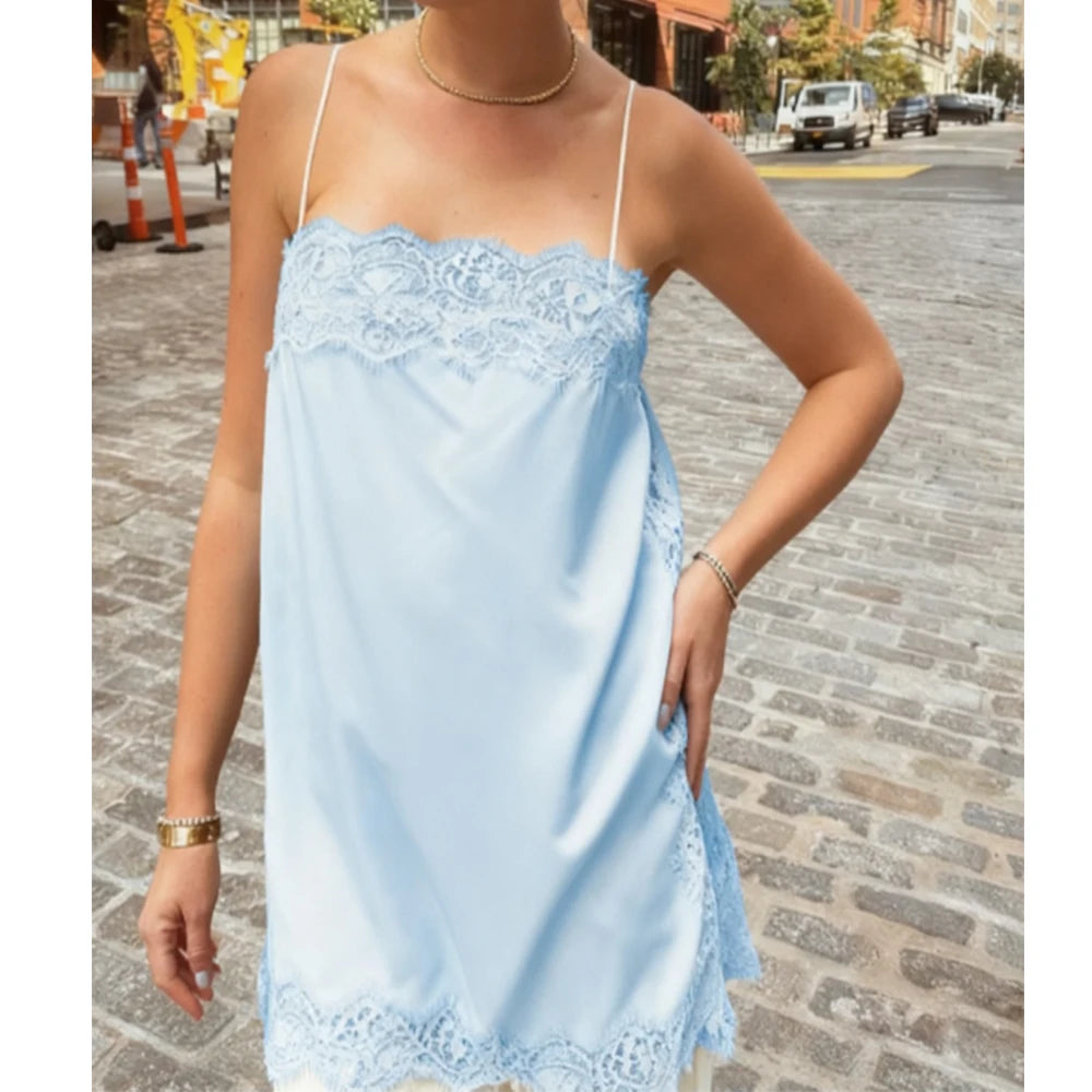 Jewels Lace Long Cami