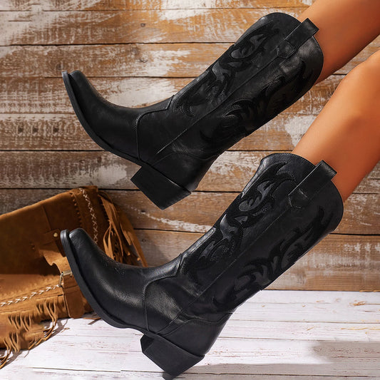 Noir Cowboy Boots