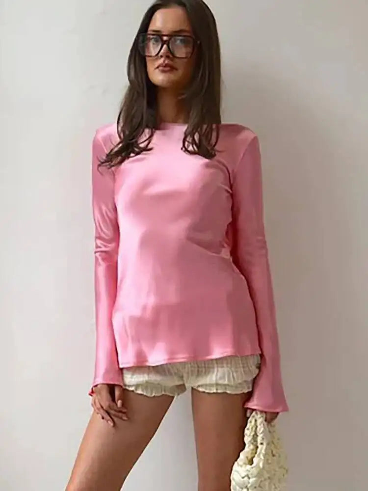 Clarisse Satin Top