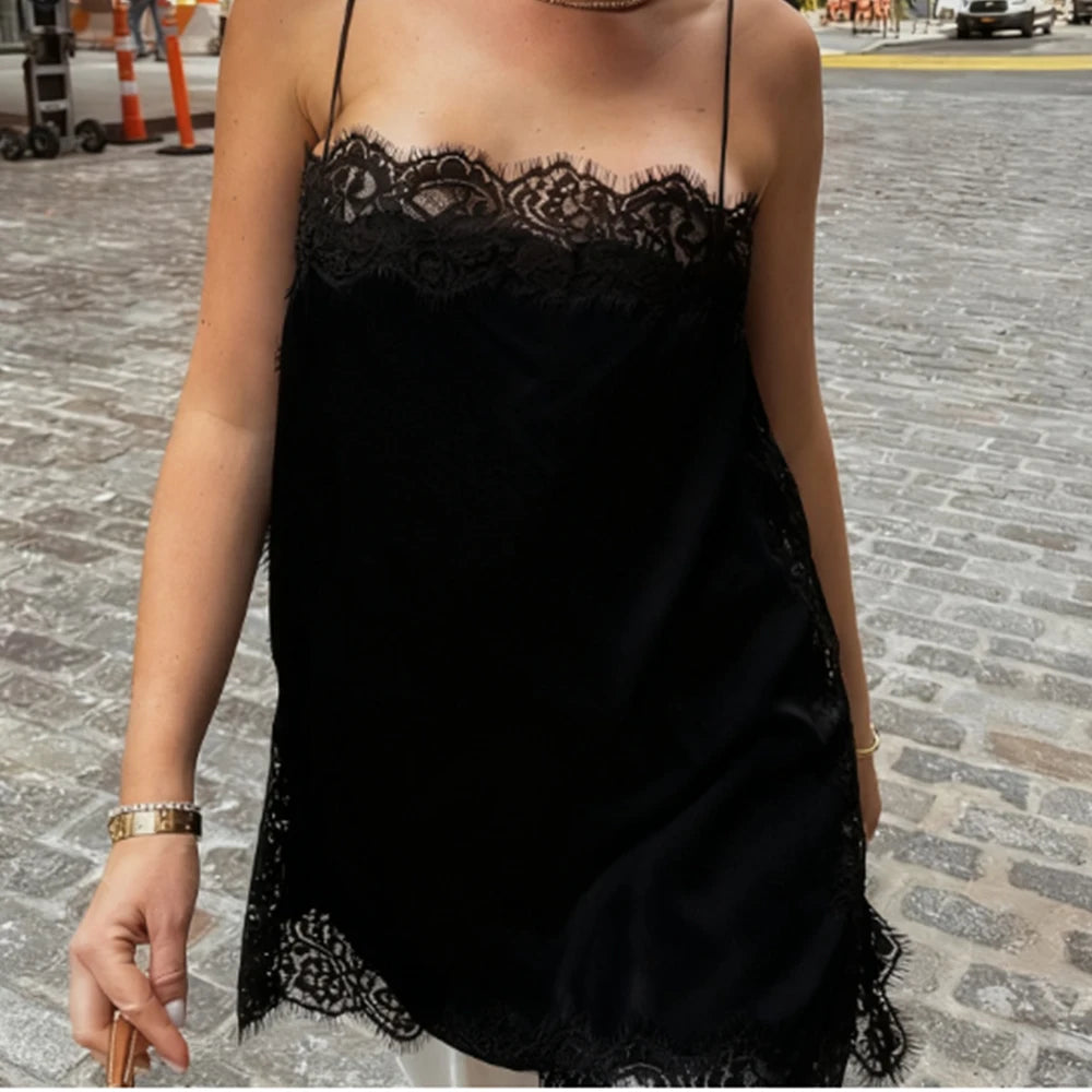 Jewels Lace Long Cami
