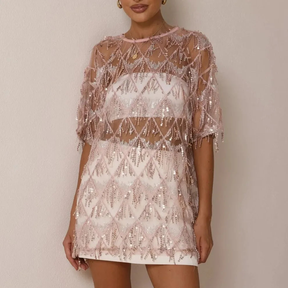 Olivia Sequined Top