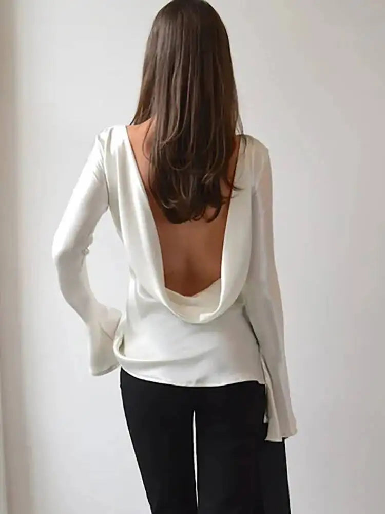 Clarisse Satin Top