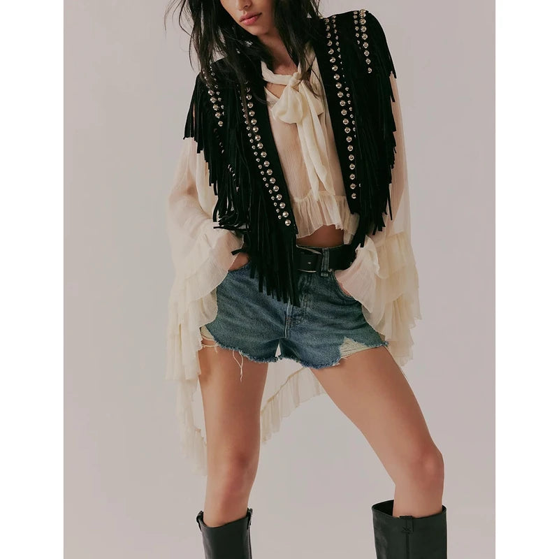 Tucker Fringed Bandeau