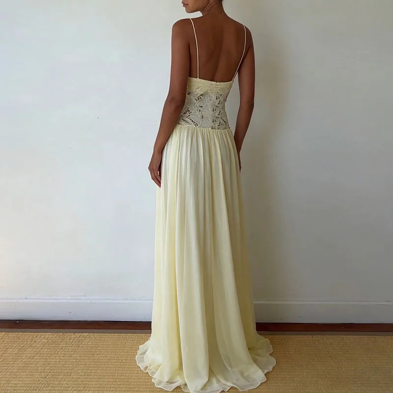 Nicole Lace Maxi Dress