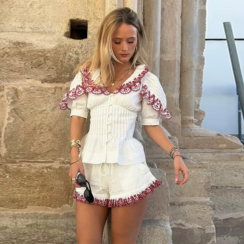 Amara Embroidered Set