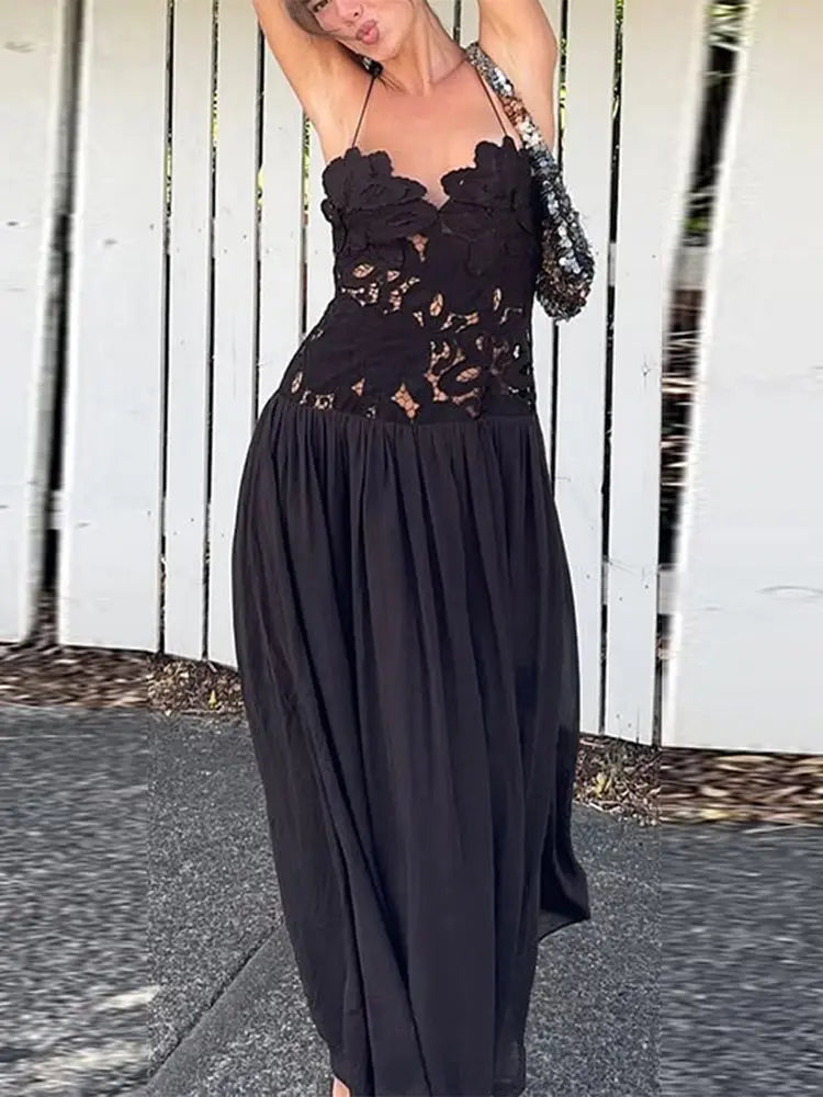 Meredith Lace Maxi Dress