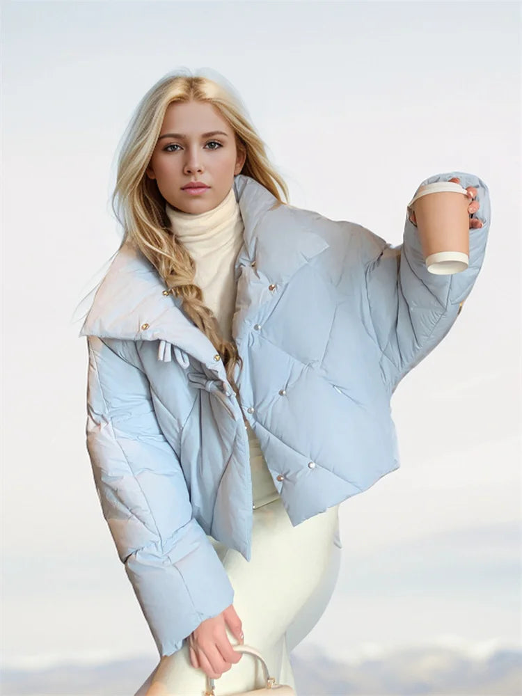 Queen Bow Puffer Jacket