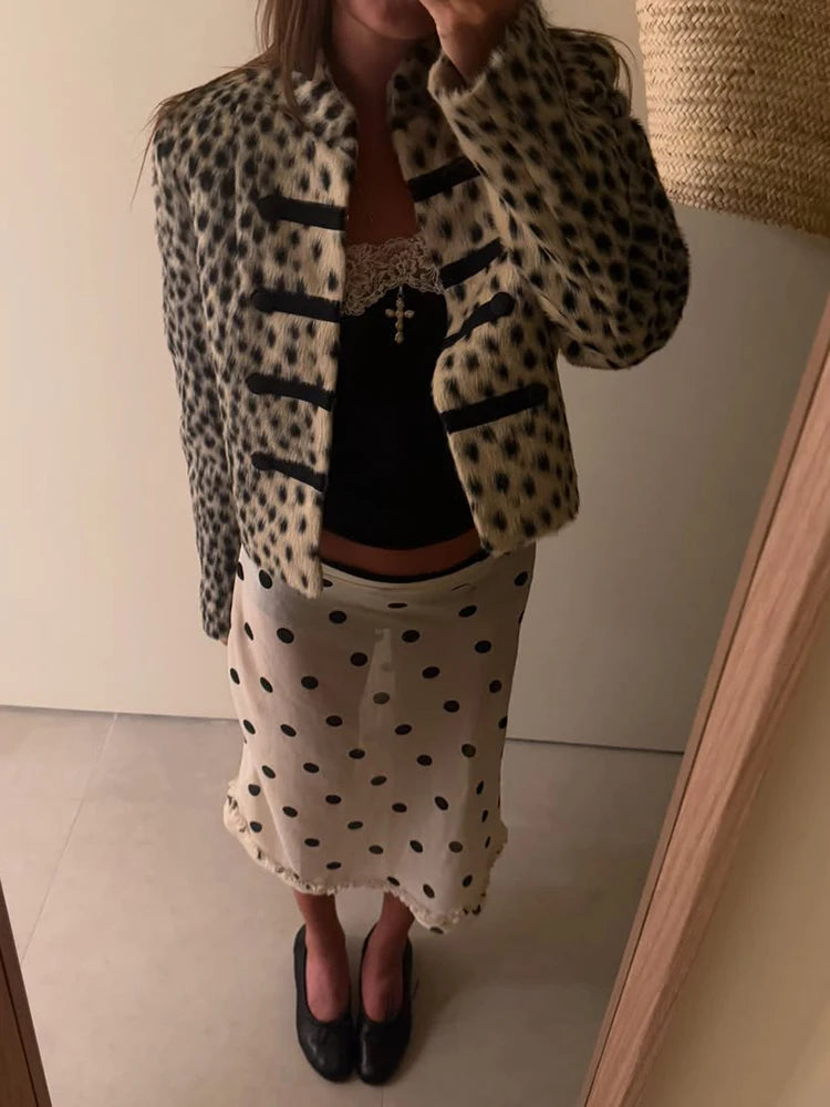 Morgan Leopard Jacket