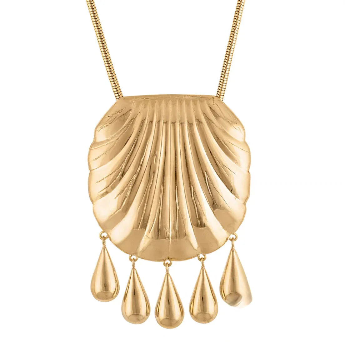 Concha Drop Necklace
