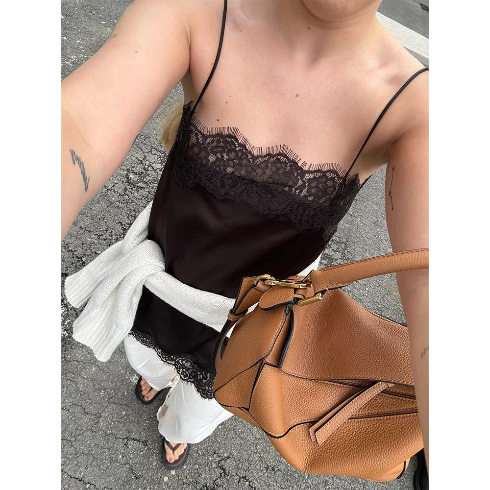 Jewels Lace Long Cami
