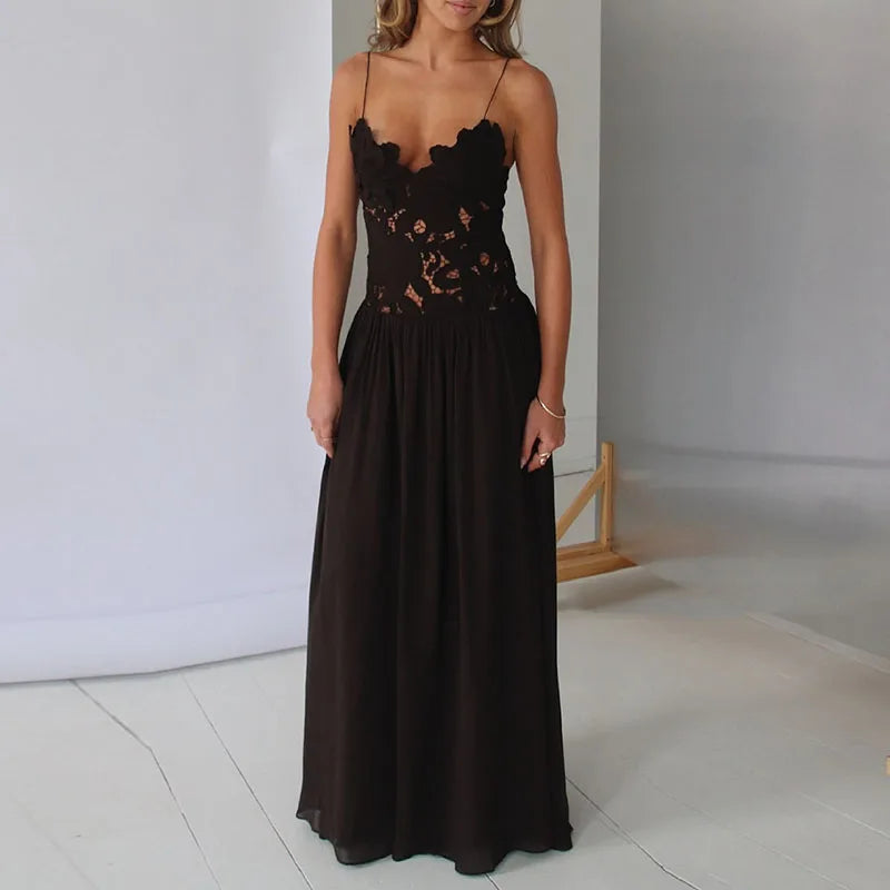 Nicole Lace Maxi Dress