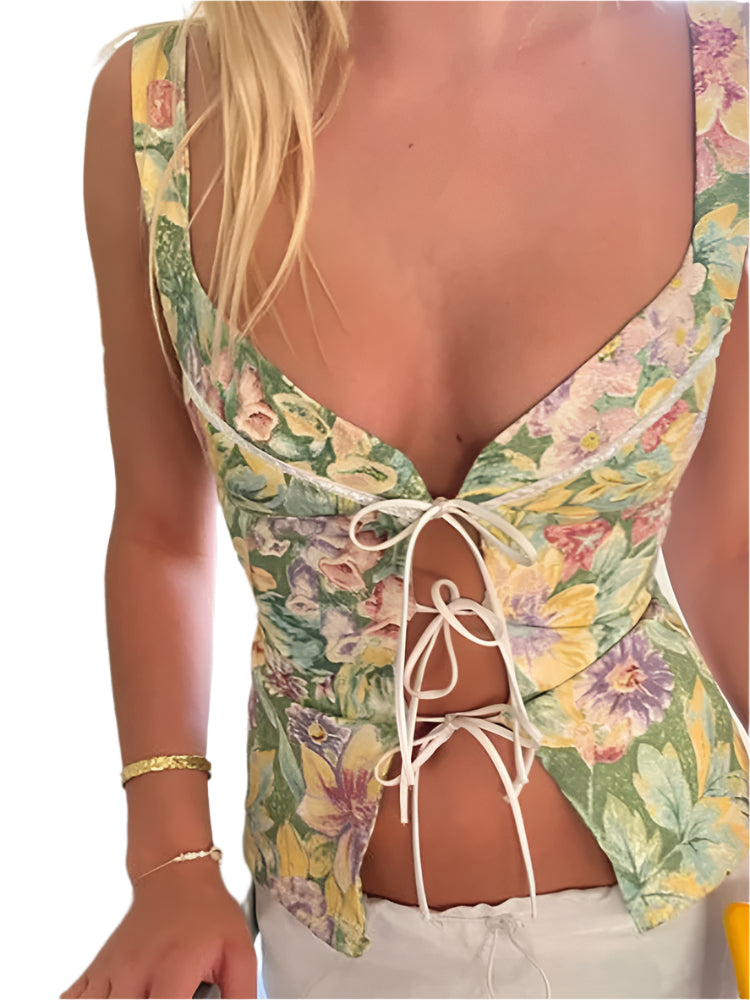 Poppy Floral Top