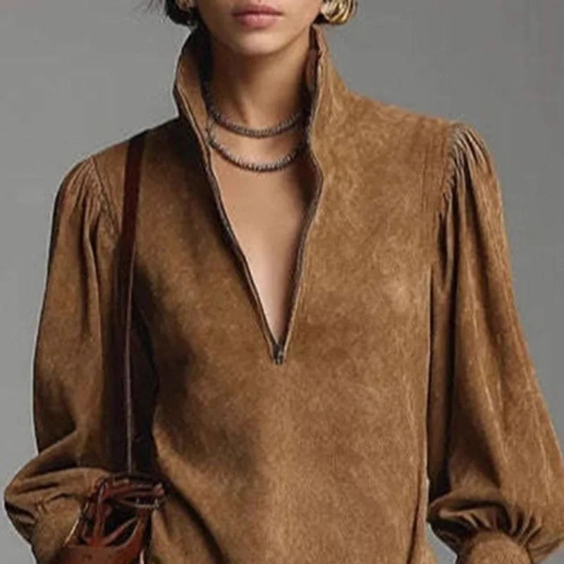 Kailey Faux Suede Dress