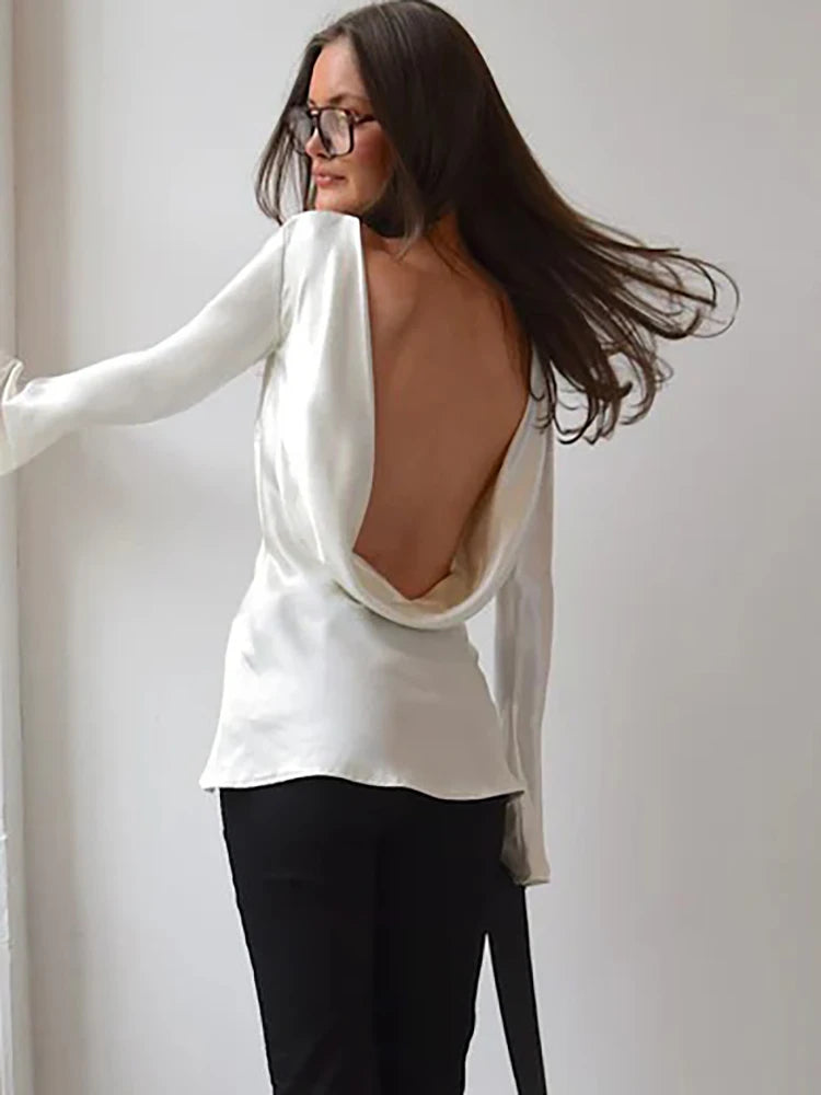 Clarisse Satin Top